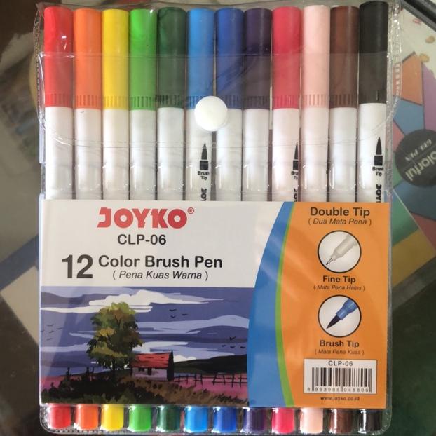 

READY Colour Color Brush Clp-06 Clp06 Clp 06 Joyko / Pena Kuas 12 Warna $ 850