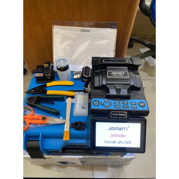 fusion splicer joinwit jw4108H/SPLICER JOINWIT 4108H NEW/alat sambung fiber optik