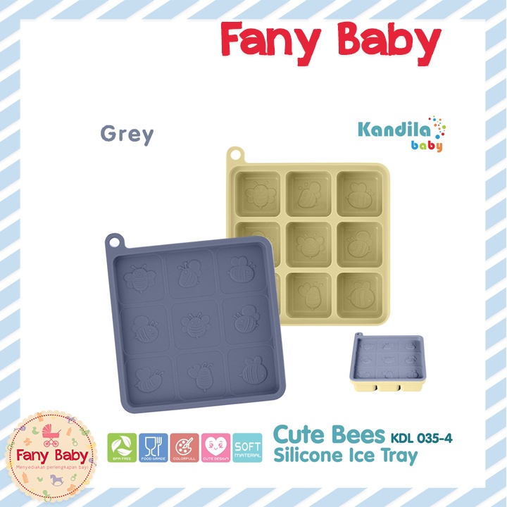 KANDILA CUTE BEES SILICONE ICE TRAY / KDL035-4