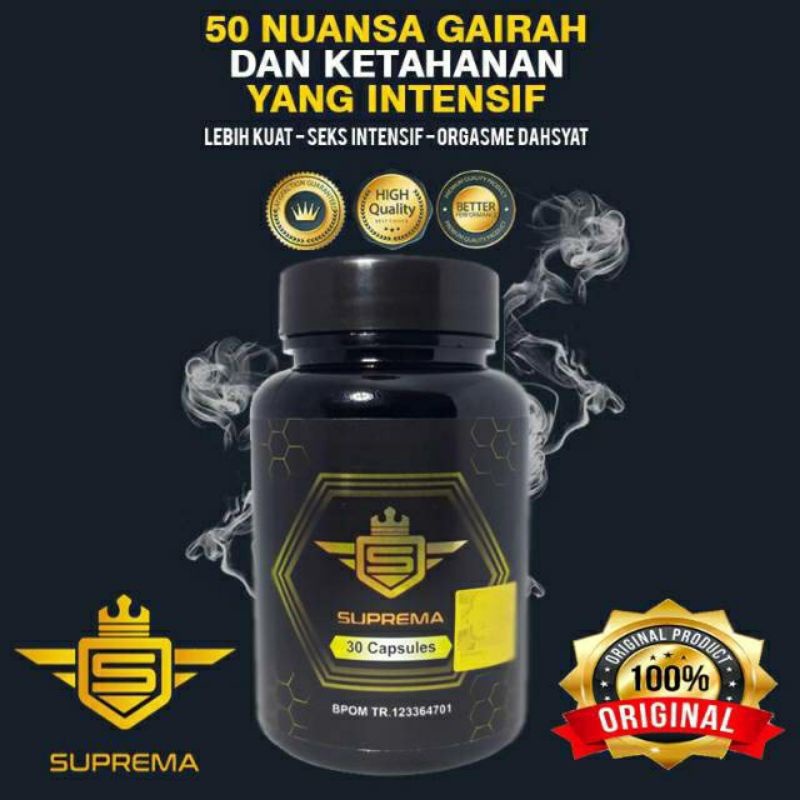 Suprema Asli Original / Suprema Obat Kapsul Pembesar/ Suprema BPOM Asli 100% Original