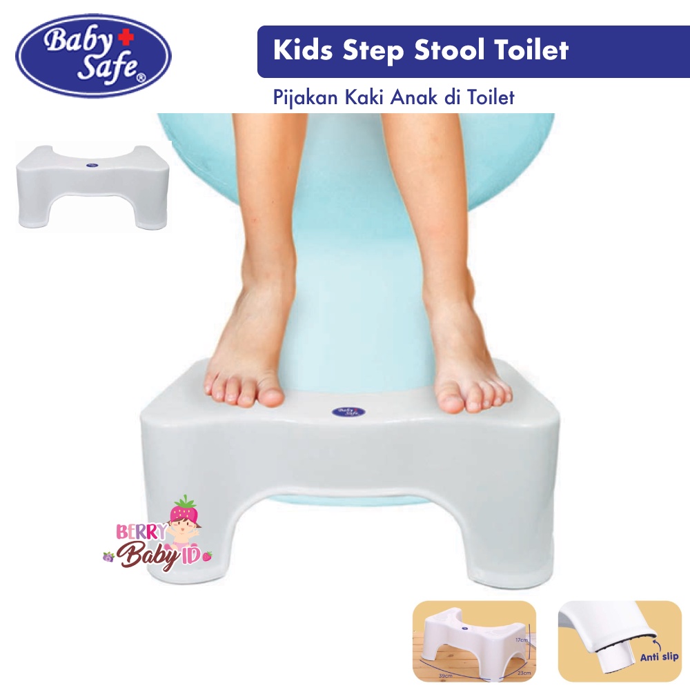 Baby Safe Kids Step Stool Toilet Anak Pijakan Kaki Anak Anti Slip Berry Mart