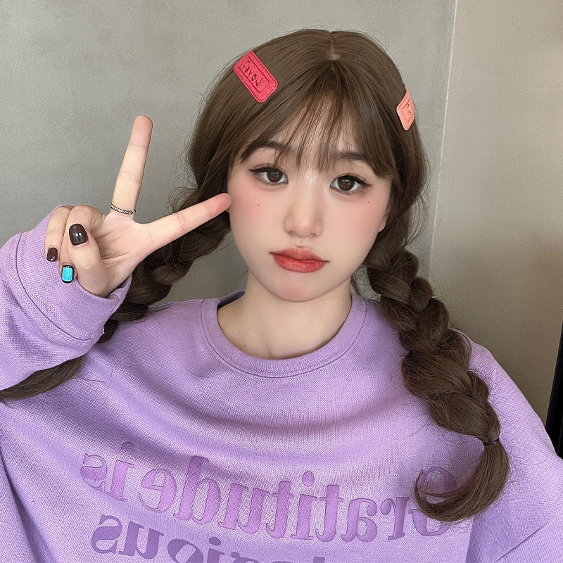 2022 5pcs / set Jepit Rambut Poni Samping Gaya Korea Untuk Wanita