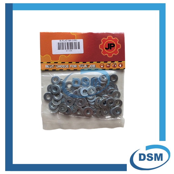 RING PLAT M 4 - RING PLAT BAUT M4 ISI 100 PCS