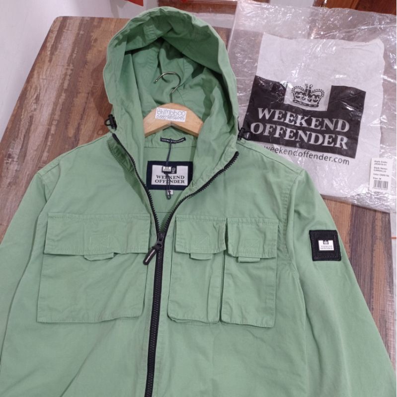 JACKET WEEKEND OFFENDER CARDILLO GREEN TEA