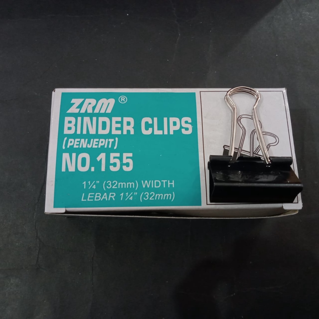 

binder clips no. 155 (32 mm), klip kertas no. 155