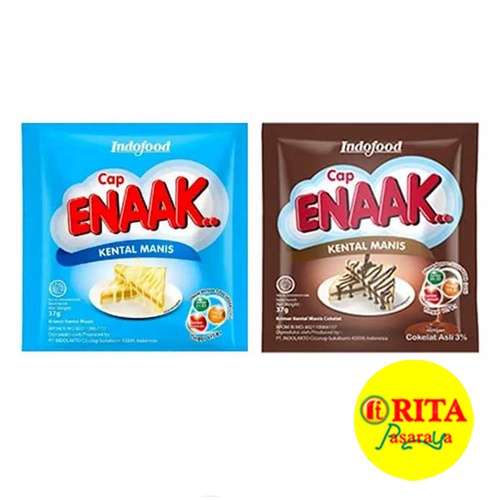 

Cap Enaak Kental Manis Sachet 6 X 37 Gr