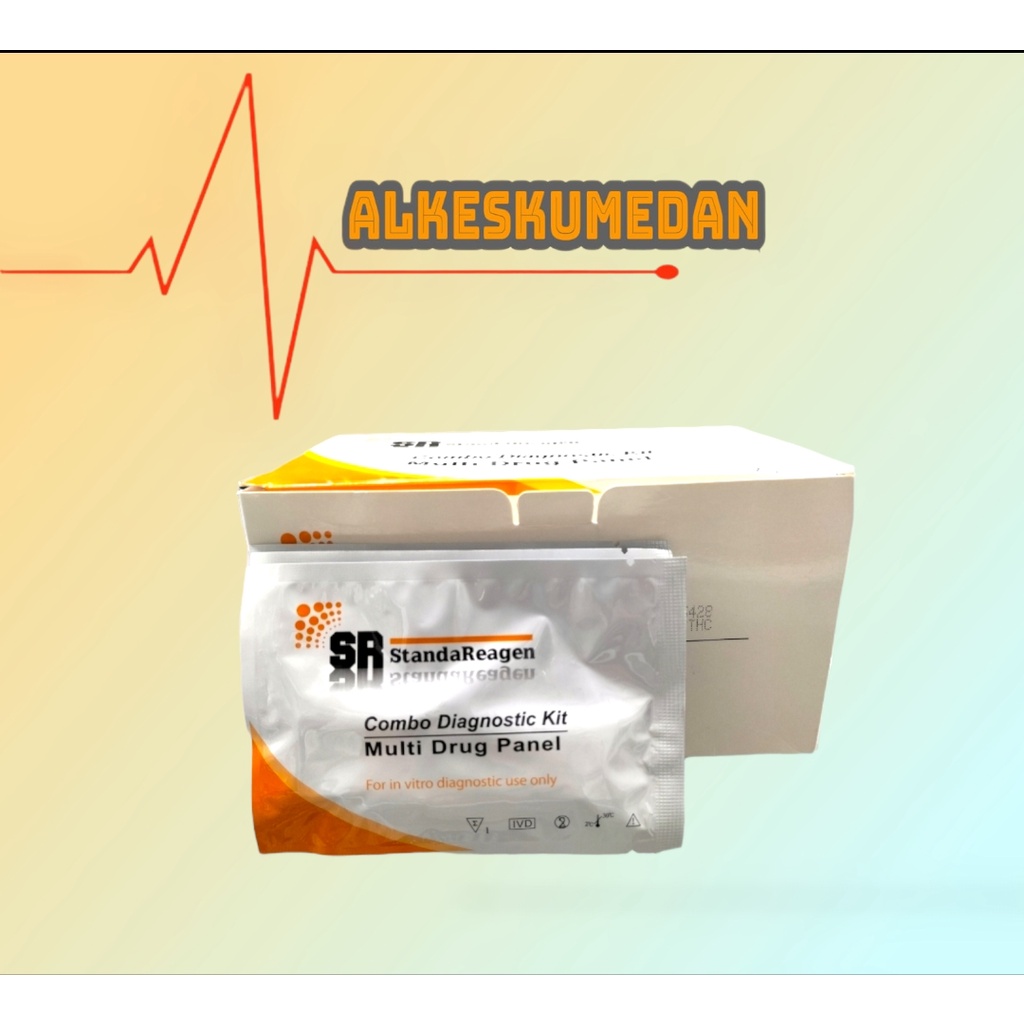 URINE TEST SR COMBO DIAGNOSTIC KIT MULTI DRUG 3 PANEL ALAT TES NARKOBA