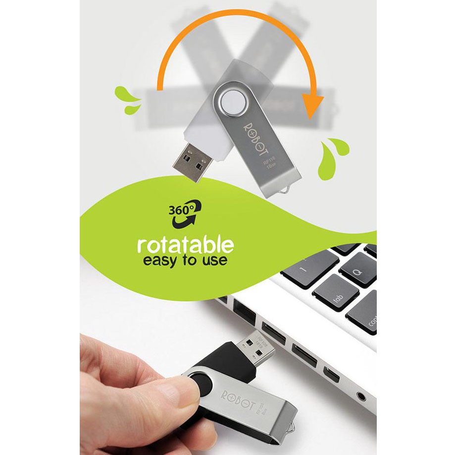 ROBOT FLASHDISC 4GB 8GB 16GB 32GB