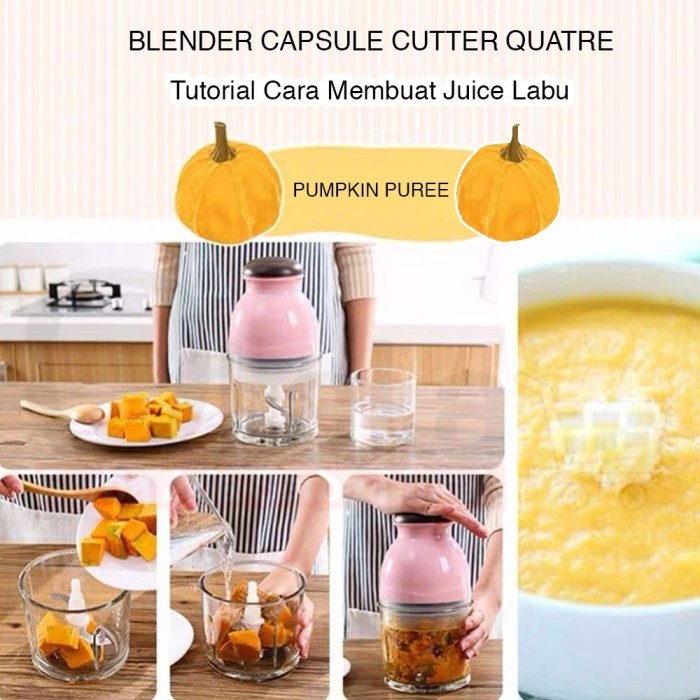 Blender Babyfood / daging / sayuran Portable mini Kapsul cutter Baby Food Sayuran daging