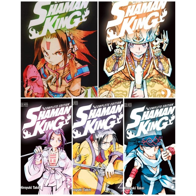 Jual Komik Shaman King Complete Edition Vol 1 2 3 4 5 - Hiroyuki Takei ...