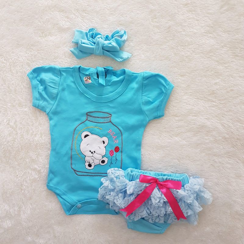 Baju Bayi Little Bear set