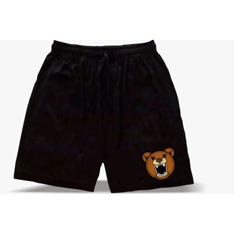 (Bisa COD Dan Gratis Ongkir) Boxer Motif Best Seller 03 | Boxer Motif | Boxer Pantai | Celana Boxer | Celana Pantai| Celana Pendek Unisex | Celana Dala-BERUANG COKLAT