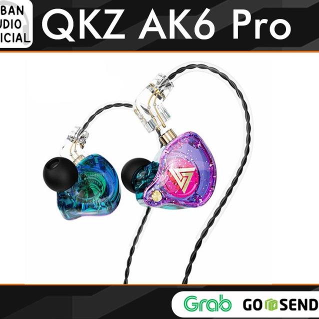 QKZ AK6 Pro Earphone with Mic alt KZ EDX Pro TRN MT1 KZ EDC KZ EDS - AK6 PRO CRYSTAL