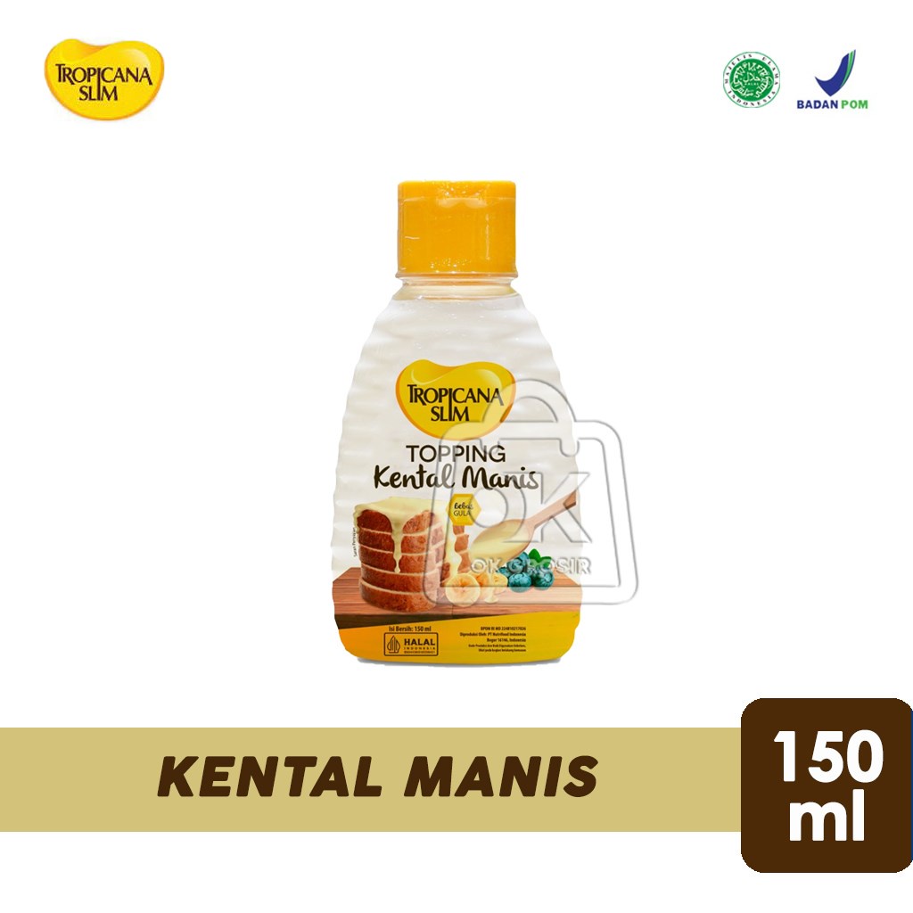 

Tropicana Slim Topping Kental Manis Sugar Free (150 ml)