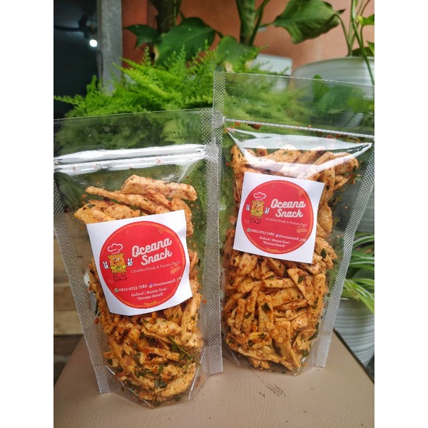 

Basreng/Bakso goreng pedas daun jeruk 100gr