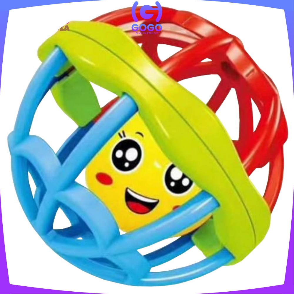 GOGO-M10 Mainan Bayi Bola Kerincingan Bahan Karet Lembut Teether Rattle Bayi | Baby Toys