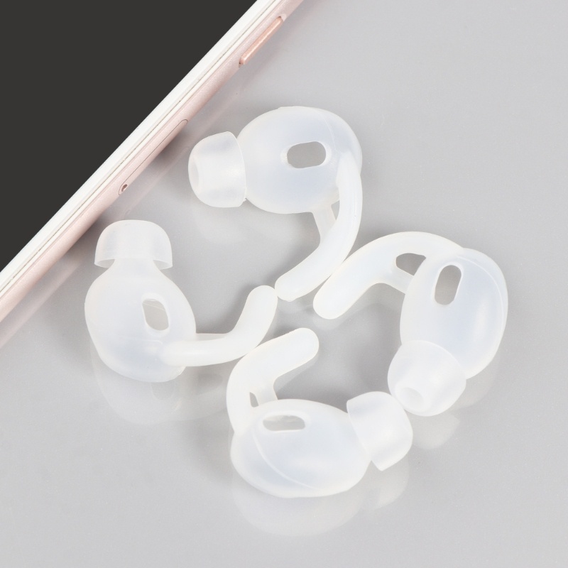 Bt 2pasang Bantalan Telinga Silikon Lembut Eartips Earphone Silicone Case ear Hook In-ear Earbuds Untuk3 Earphone