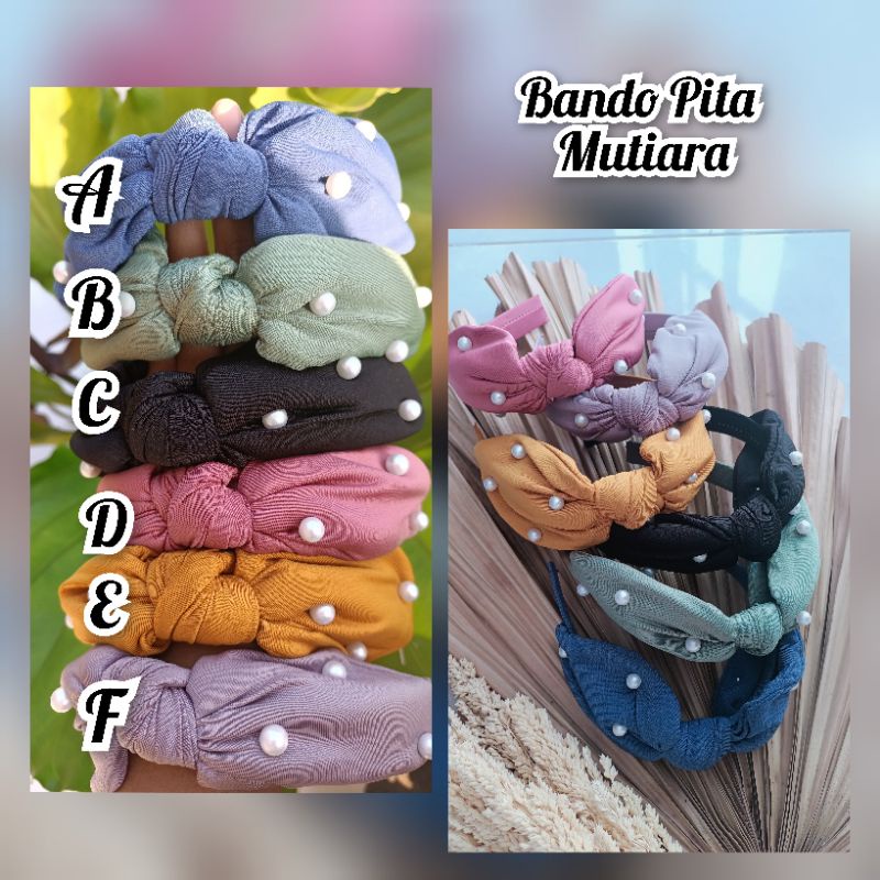 Bando pita mutiara