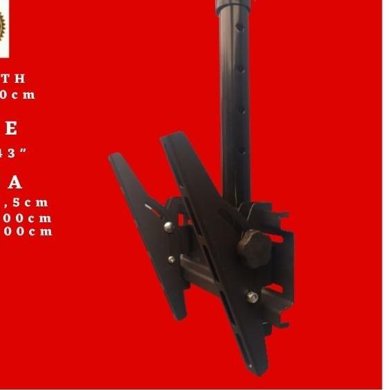 bracket tv gantung / braket tv gantung / bracket tv gantung plafon 43"