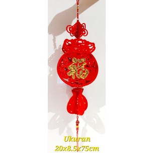 Lampion Flanel DIY / Lampion Imlek Beludru / Tenlung Imlek Flanel