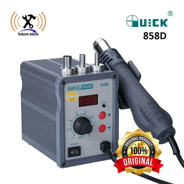 Quick 858D SMD hot air Rework Station / Solder Uap Quick 858d ORI 100%