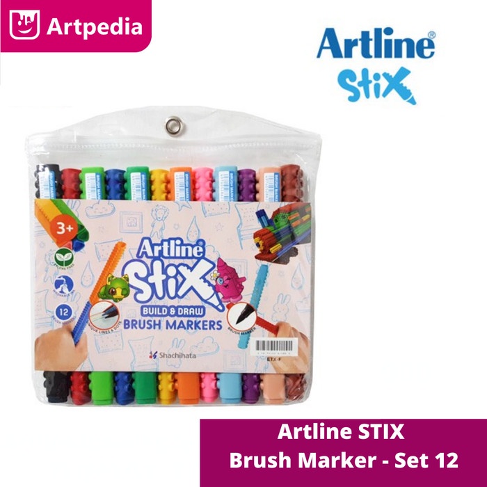 

Artline Stix Brush Marker Set 12 - Terlaris dan Termurah!!!