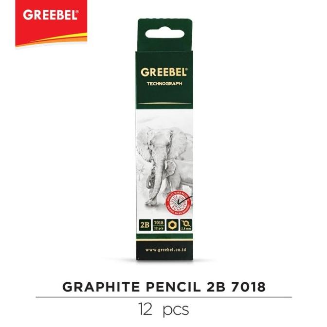 

TERLARIS GREEBEL 7018 TECHNOGRAPH GRAPHITE PENCIL 2B (12 PCS/SET) /ALAT TULIS AESTHETIC/ALAT TULIS SEKOLAH/ALAT TULIS SET/ALAT TULIS LENGKAP/ALAT TULIS ANAK/ALAT TULIS LUCU