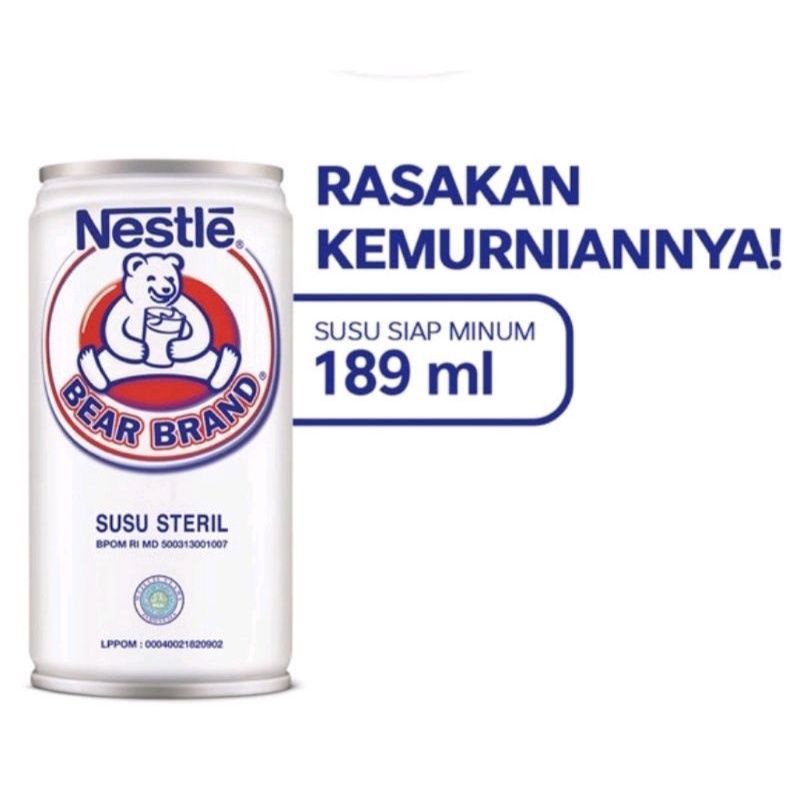 Bear Brand Susu Beruang / Susu Steril 189ml