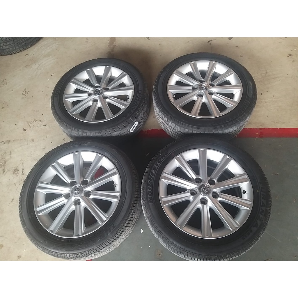 velg mobil bekas murah camry ring 17 oem original 5x114 plus ban geratis ongkir