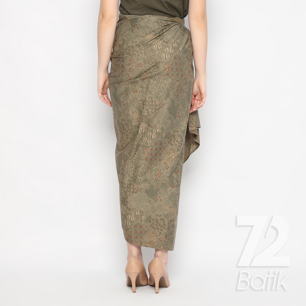 ROK BATIK SPAN Skirt Lilit Kebaya Instan Modern Wanita Motif Sekar Jagad Warna Hijau Alam 723139 Cap 72 - Rok Batik Lilit Bawahan Skirt Kamen Kebaya Songket Batik Panjang Plisket Span Instan Jadi Bali Lembaran Premium Modern Untuk Wanita Kondangan