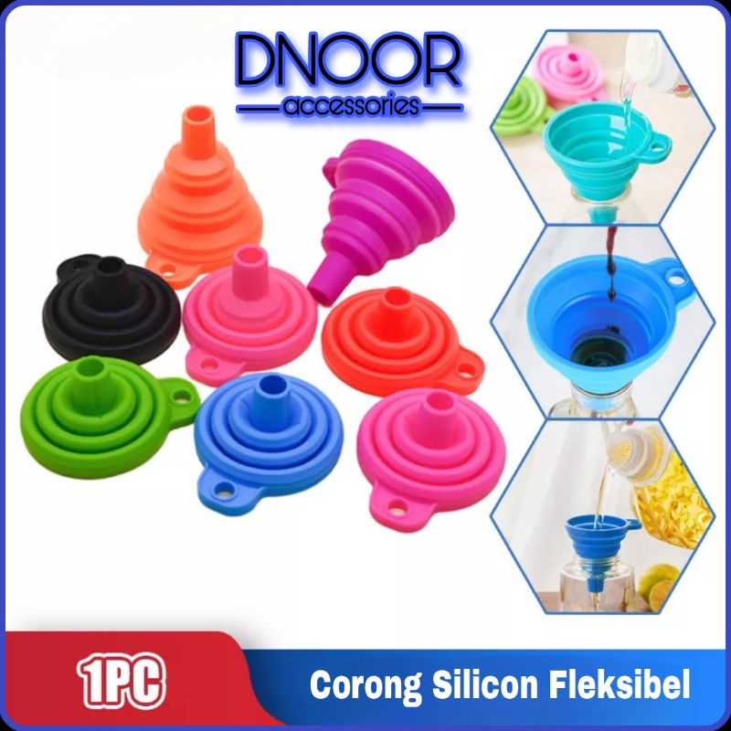 Corong Silicon / Corong Portable / Corong Fleksibel / Corong Minyak Travel