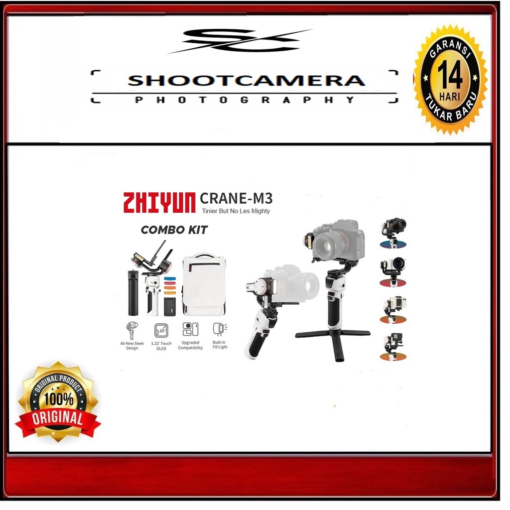 ZHIYUN CRANE M3 COMBO GIMBAL STABILIZER KAMERA