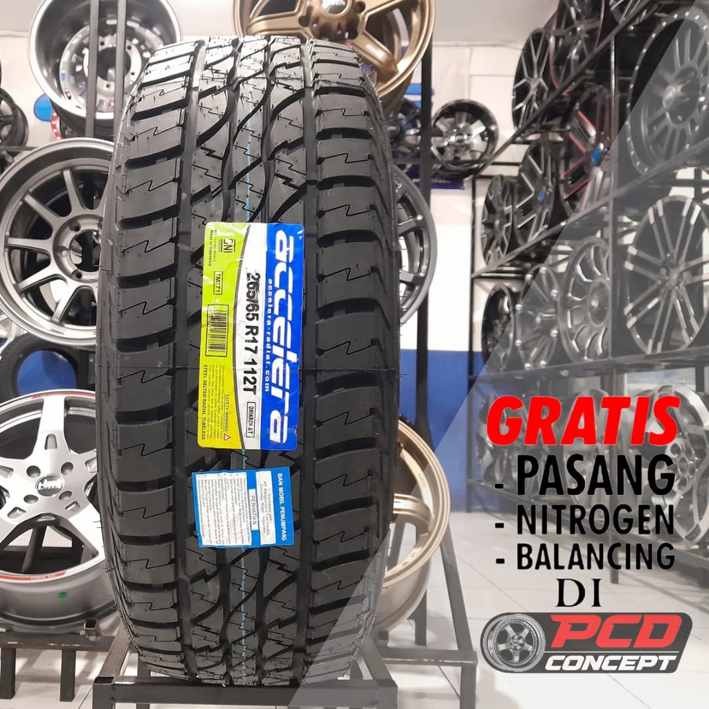 BAN MOBIL MURAH R17 PAJERO FORTUNER HILUX TRITON R17 TUBLES 265/65 R17 SEMI CANGKUL / 265 65 R17 BAN