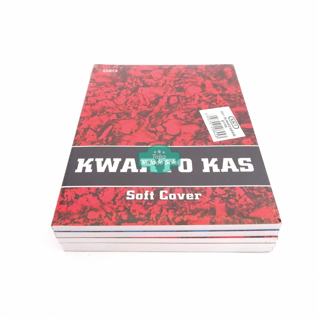 

Buku Kas Kwarto Kiky Kas Soft Cover Keuangan 3 Kolom 80 Lembar Ukuran 16x21cm - 1 Pack Isi 5 Buku