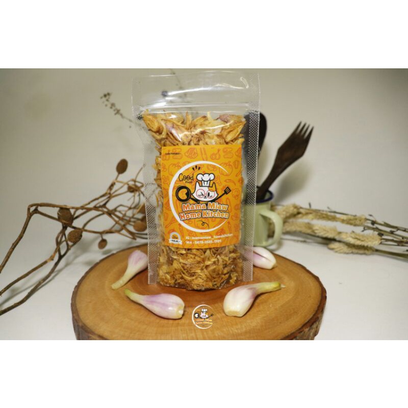 

Bawang goreng sumenep gurih renyah kemasan pouch 500-1000 gr