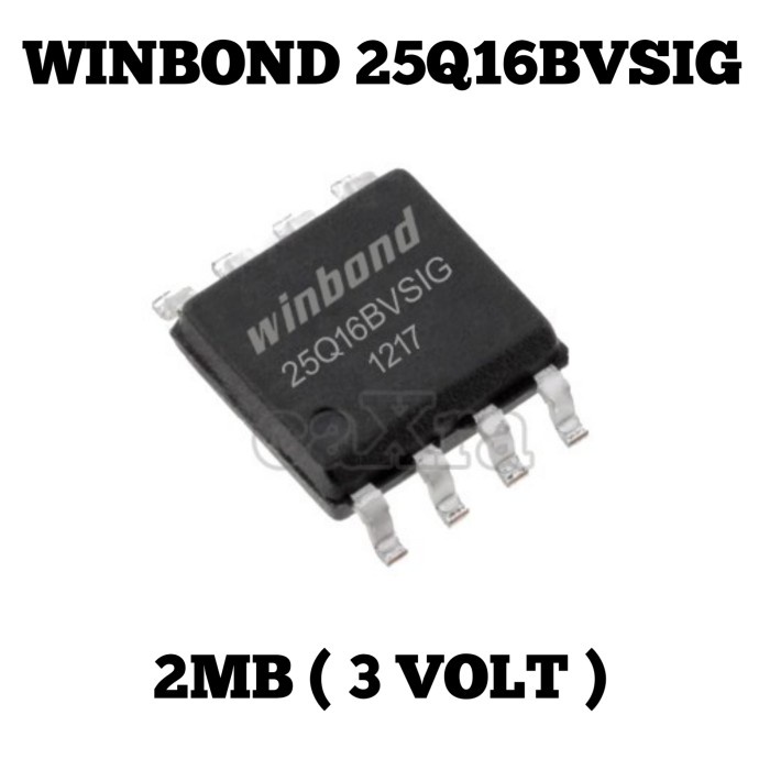 IC SPI Flash 2Mb Winbond 25Q16 25Q16BVSIG