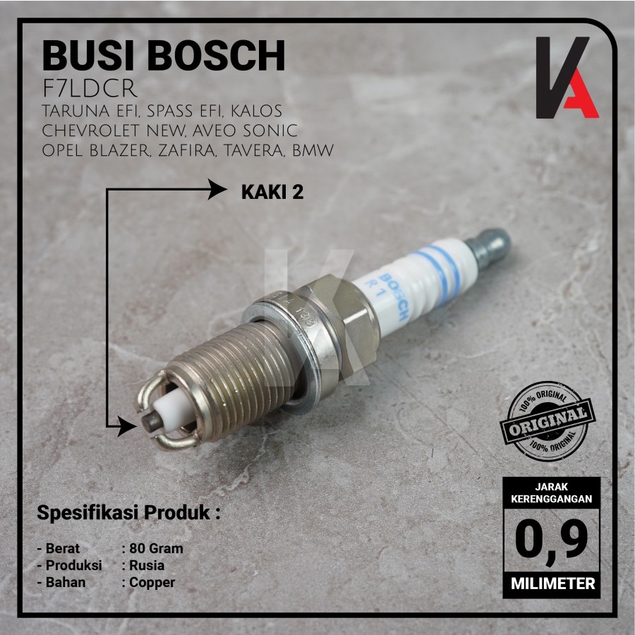 BUSI BOSCH MOBIL TARUNA EFI ESPASS EFI KALOS F7LDCR MADE IN RUSIA ORIGINAL