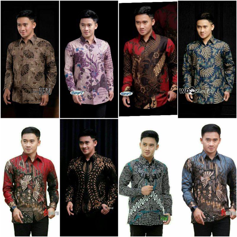 Baju Batik Cowok Lengan Panjang Ukuran Dewasa Fashion Terbaru