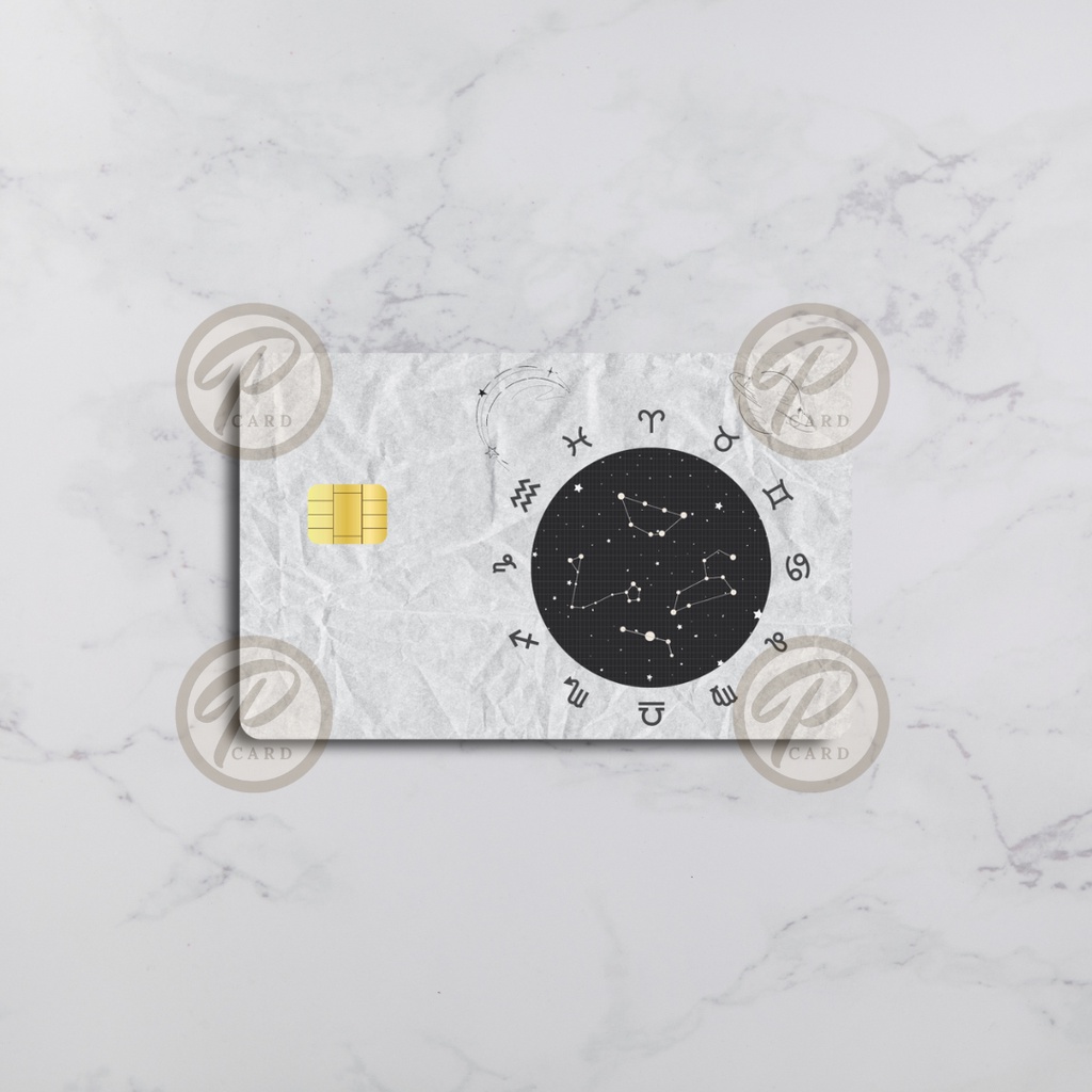 

ASTROLOGY - Card Cover Skin Sticker - PLIATA Stiker Kartu ATM, E-Money, E-Toll