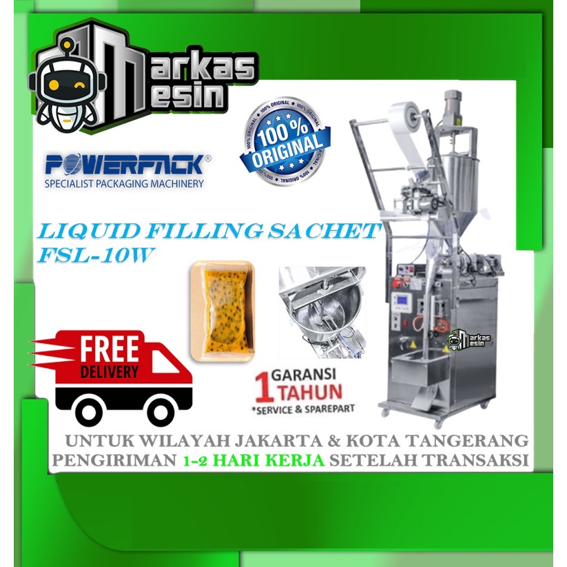 Jual Mesin Packing Kemas Saset Otomatis Saos Sambal Pasta Fsl 10w