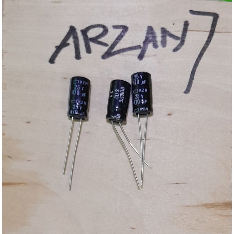 elco kapasitor 470uf 25v 470 uf 25 v