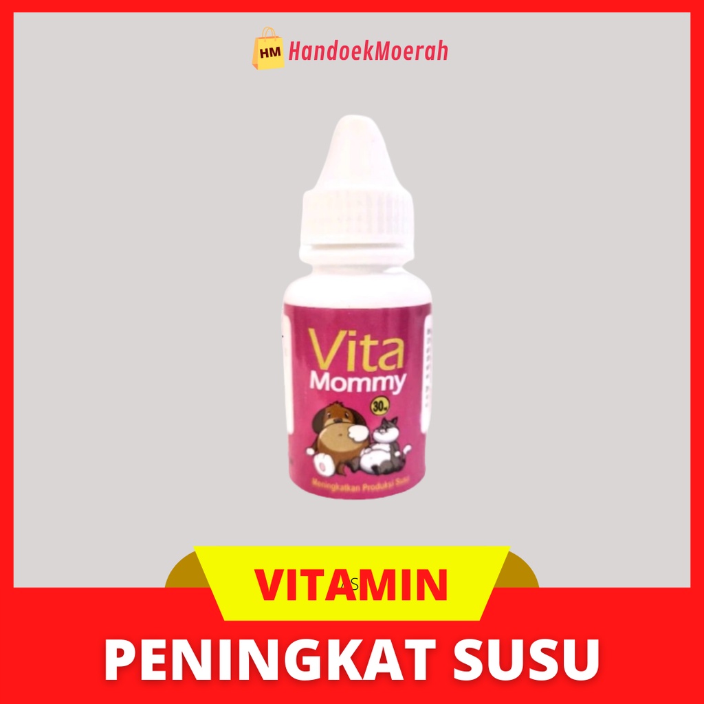 VITA MOMMY 30ml / Vitamin Penambah Air Susu Kucing &amp; Anjing / Memperkuat Janin Murah