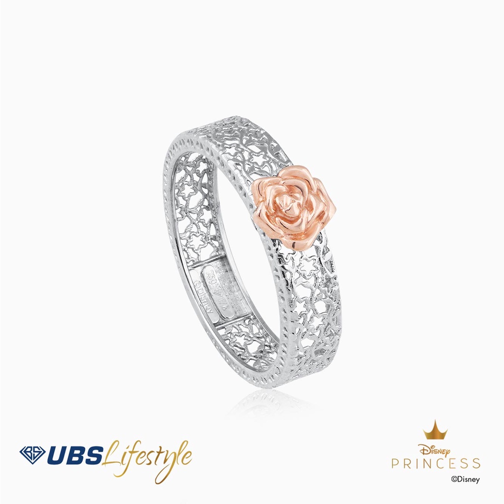 UBS Cincin Emas Disney Princess Belle - Ccy0153w - 17K