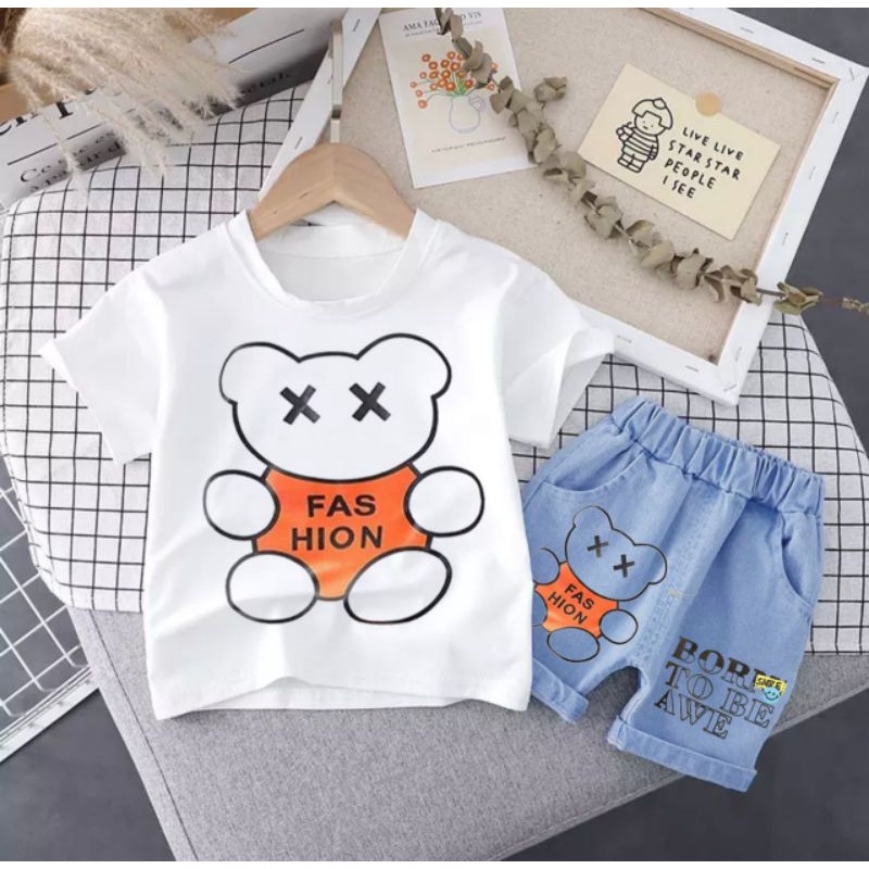 Setelan fashion anak laki laki perempuan 1 sampai 5 tahun baju anak laki laki perempuan setelan anak laki laki pakaian anak laki laki setelan unisex set unisex