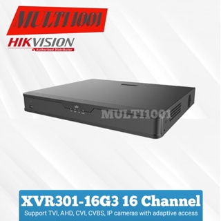 Dvr 16 Channel 5MP Uniview XVR301-16G3 Support AHD TVI CVI CVBS IPC