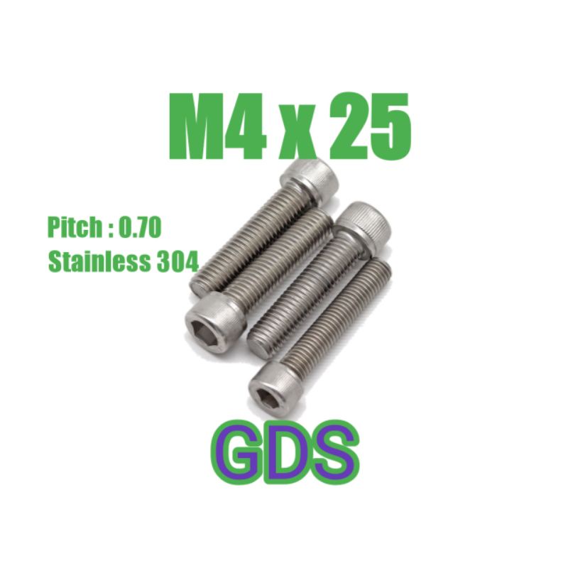 Baut L Stainless M4 x 25 / Baut L Stainless 304