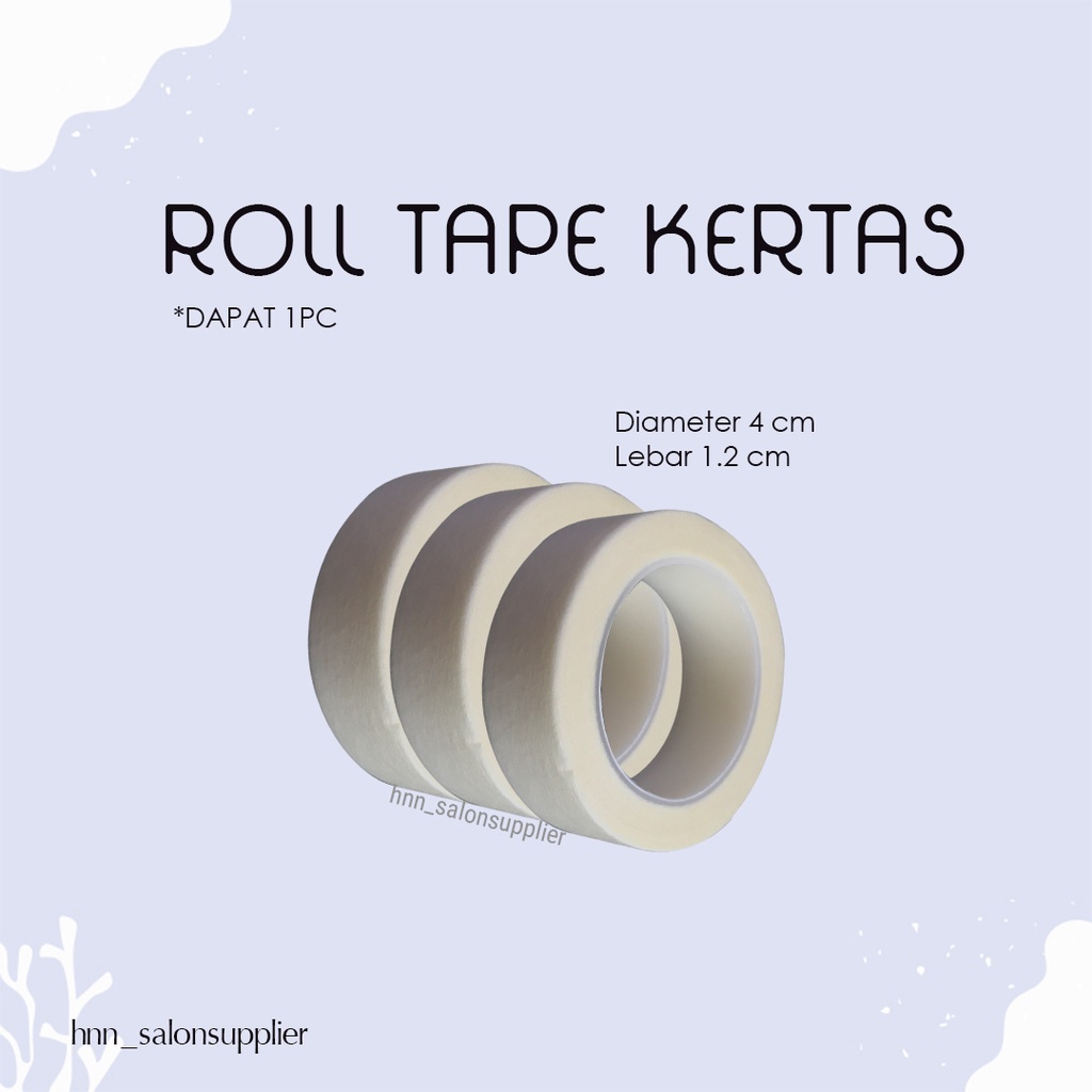 Eyetape Micropore Eyelash Extension Rolltape Kertas Bulumata Tanam