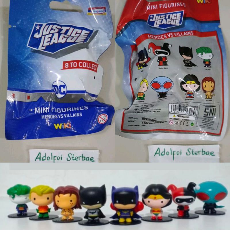 wiki justice league indomaret 8 to collect mini figurines heroes vs villains mystery mungkin batgirl