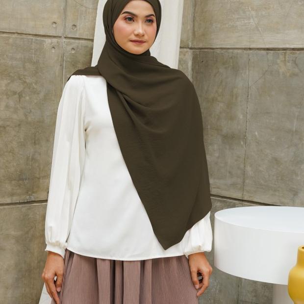 ZASKIA SUNGKAR YURA PASHMINA - DUSTY PURPLE