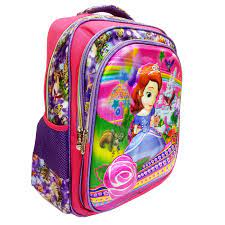 Tas Ransel Anak Terlaris - Tas Anak Perempuan TK-SD Gambar Sofia - Tas Motif Sofia